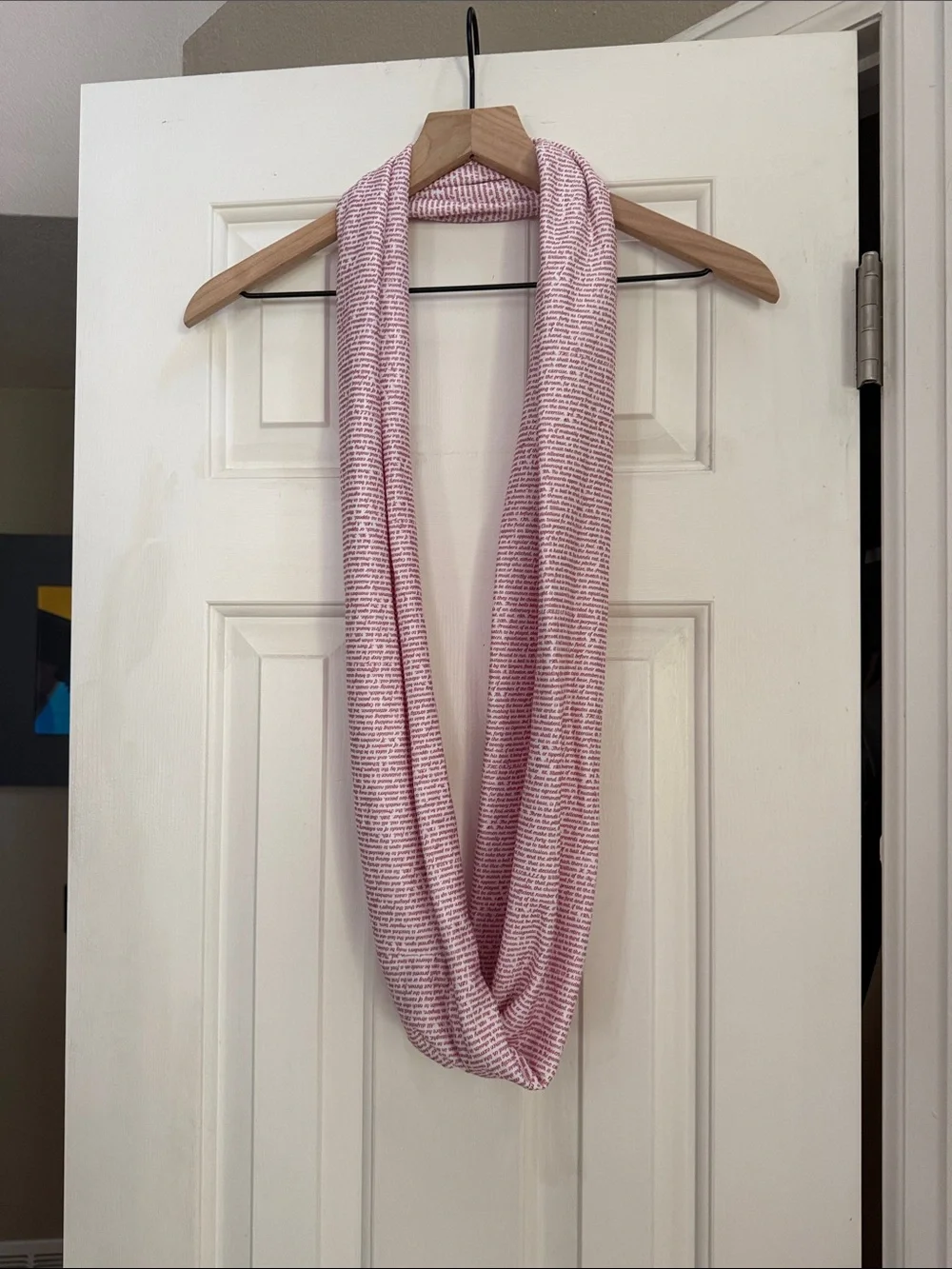 Rules of Baseball Red & White Infinity Scarf